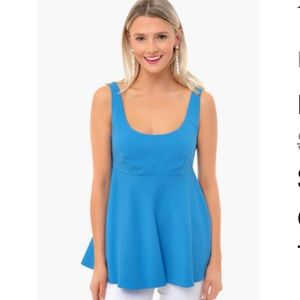 Tuckernuck Blue Sleeveless Top
